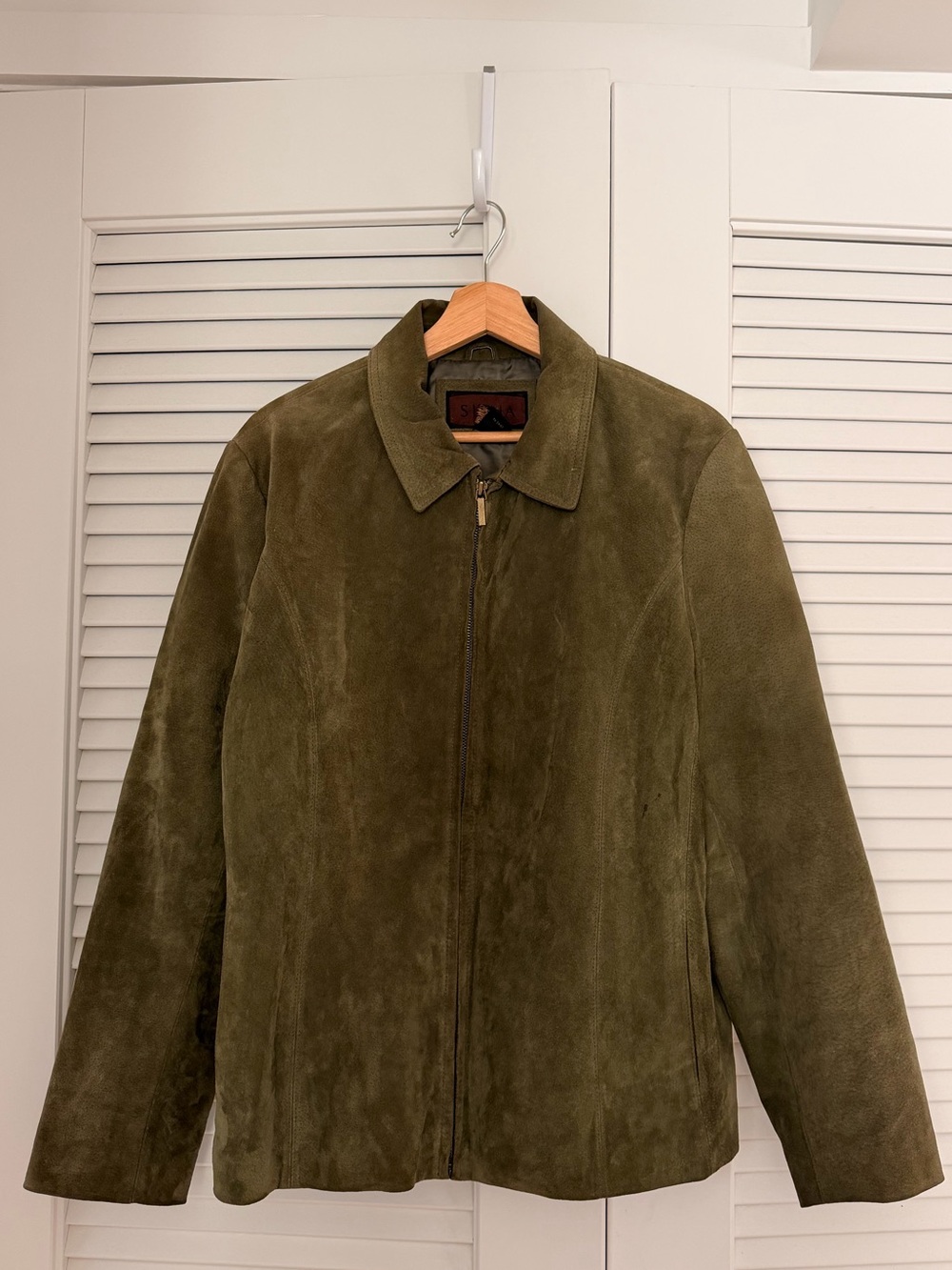 Siena Leather Green Jacket/Blazer, size XXL